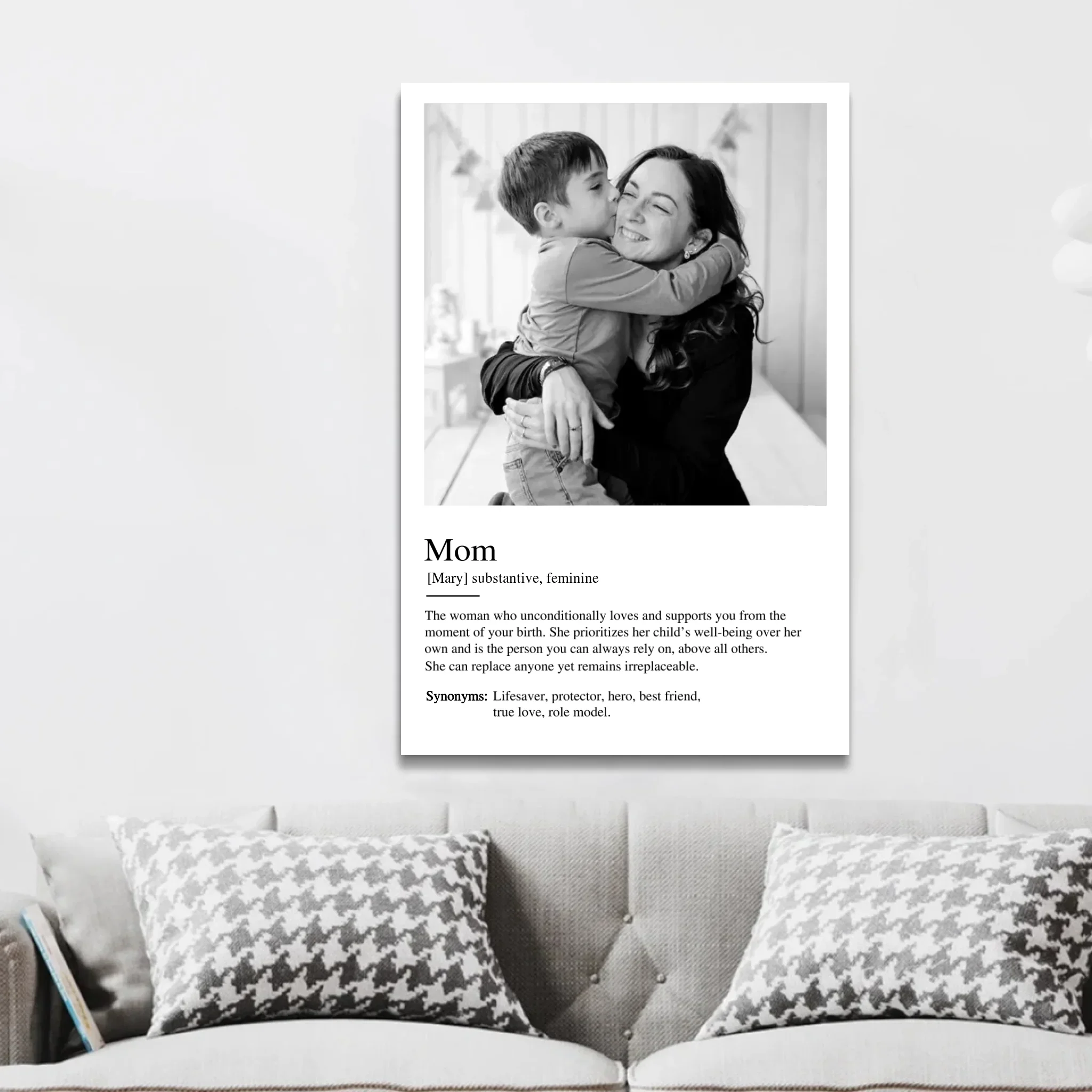 Personalized Canvas "Definition Mom" - Image 3