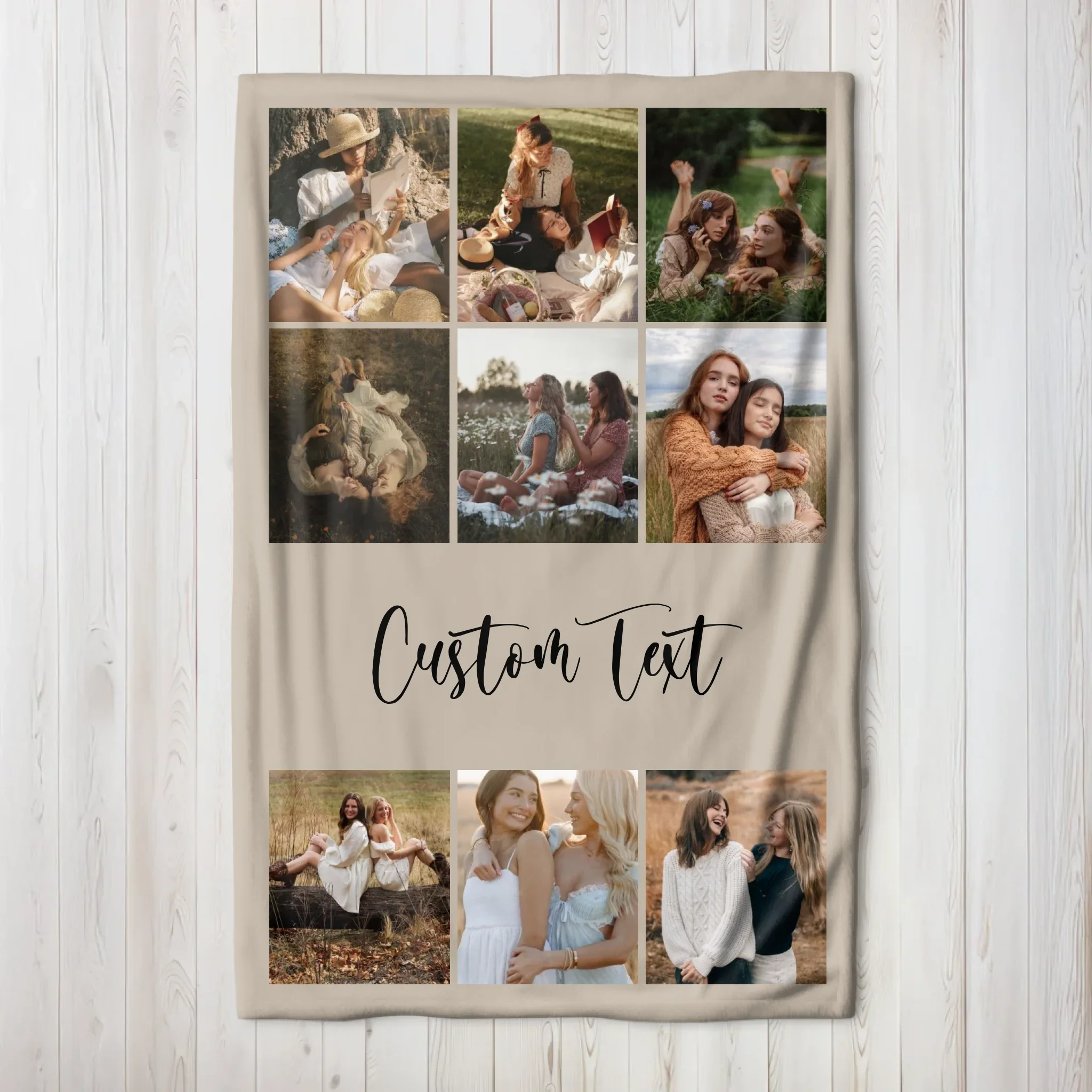 Personalized Blanket – Couple Photo Collage