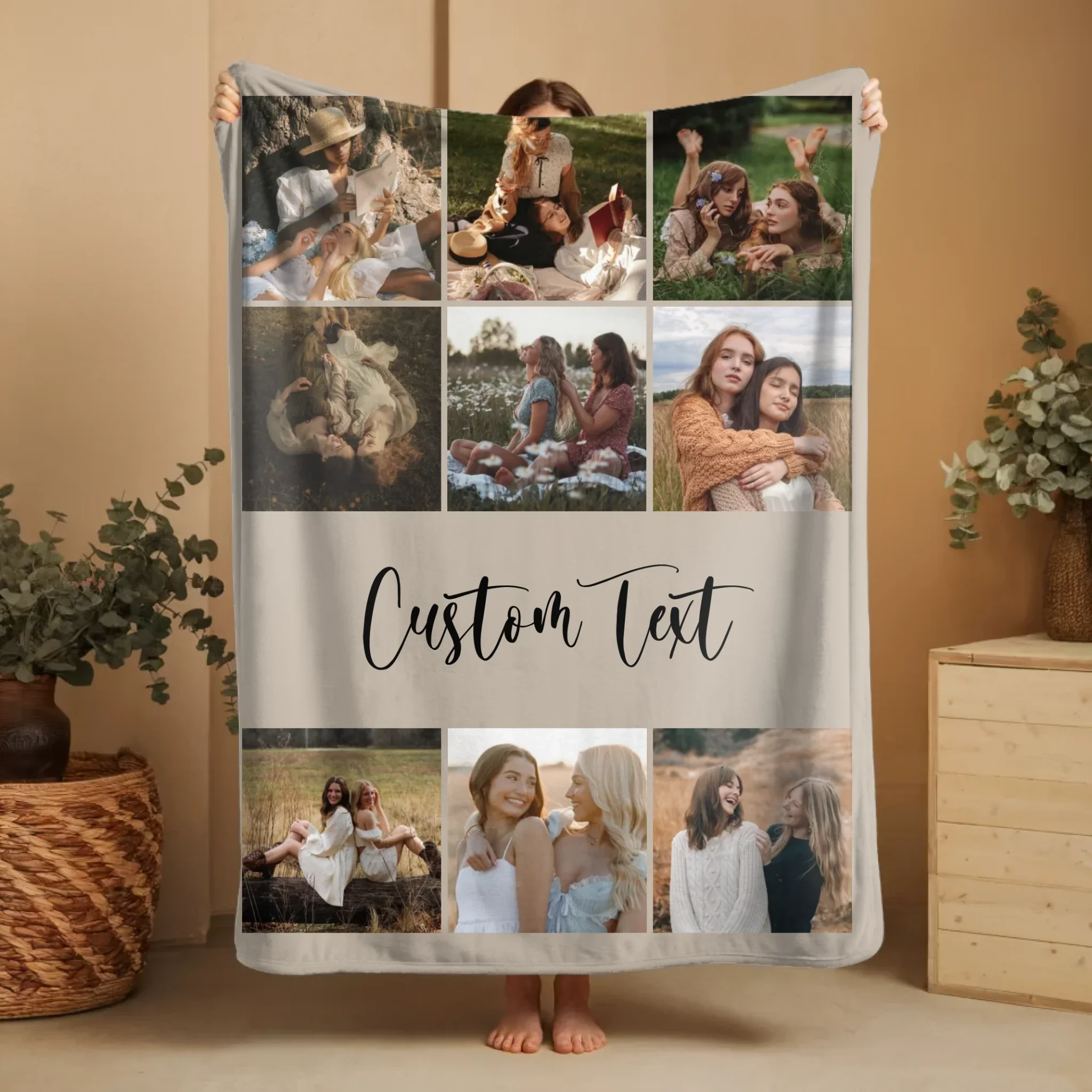 Personalized Blanket – Couple Photo Collage - Image 4