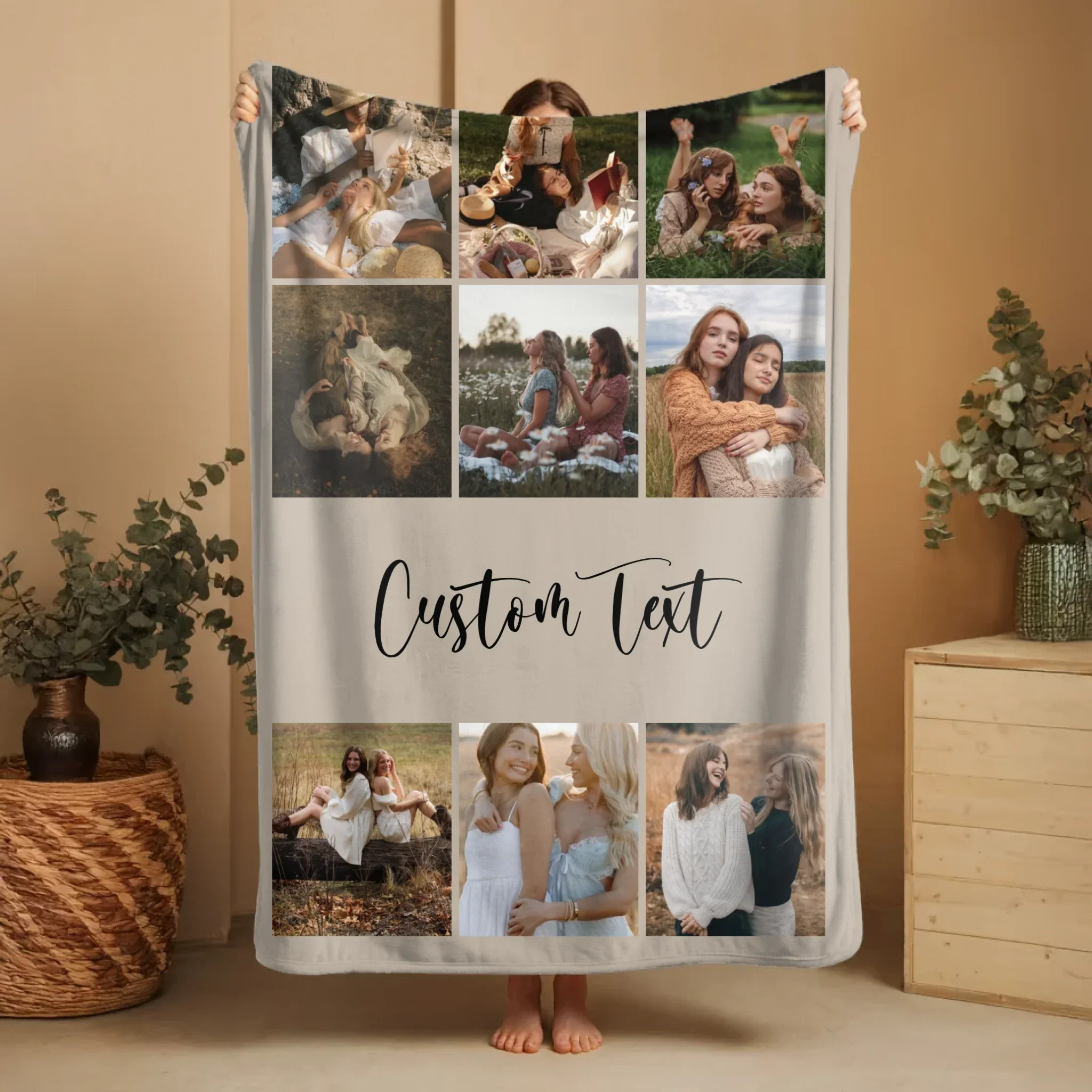 Personalized Blanket – Couple Photo Collage - Image 7