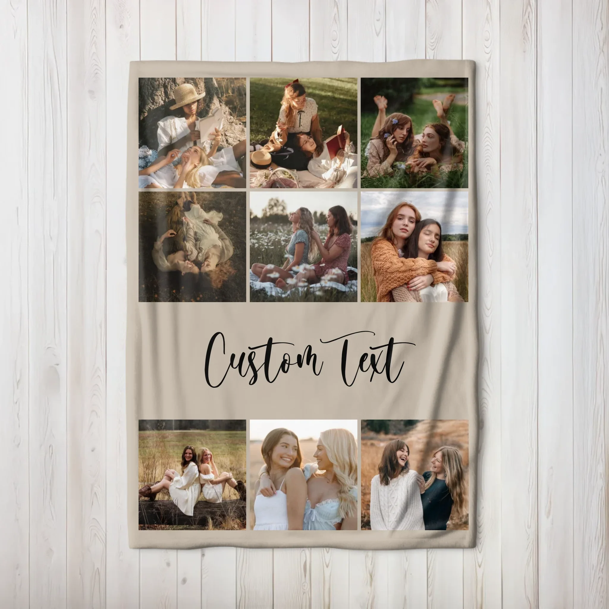 Personalized Blanket – Couple Photo Collage - Image 8