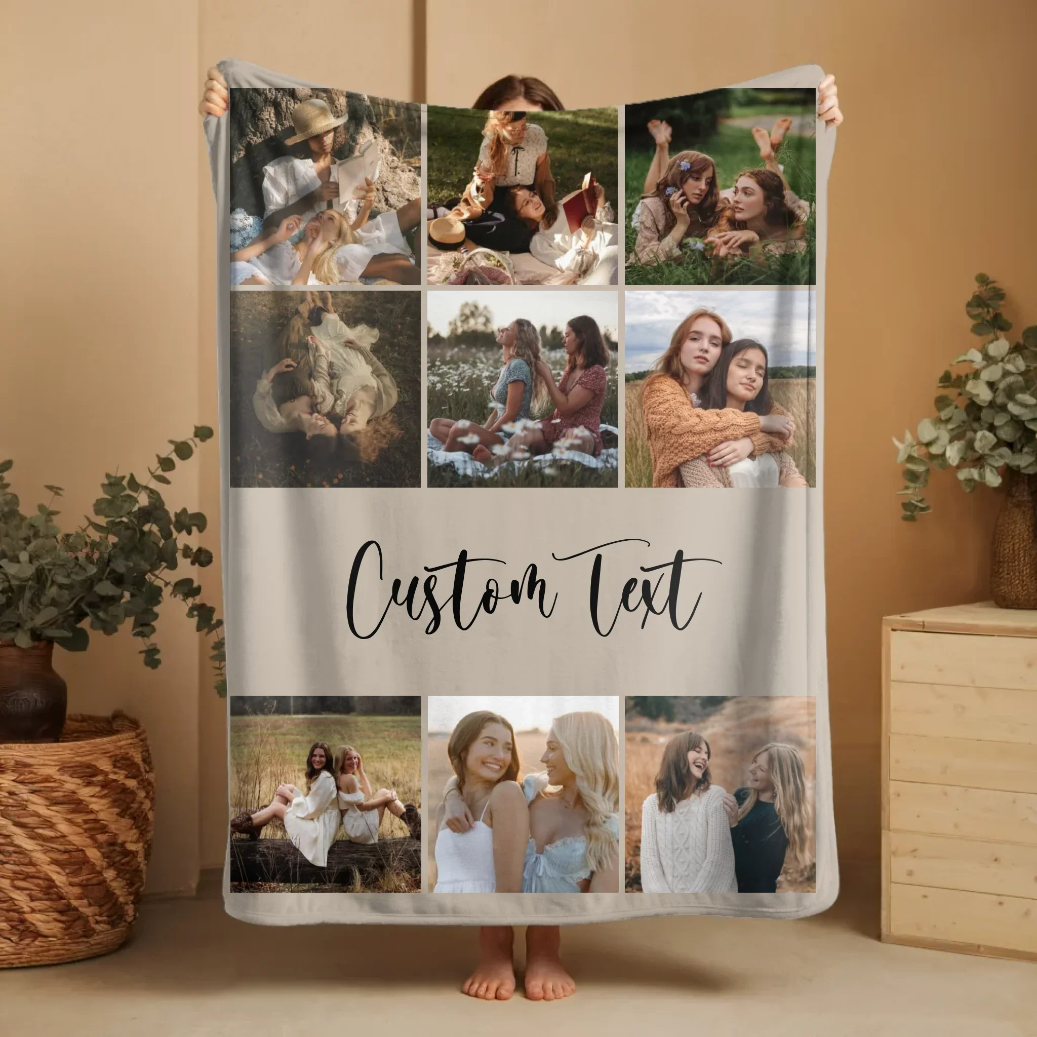 Personalized Blanket – Couple Photo Collage - Image 9