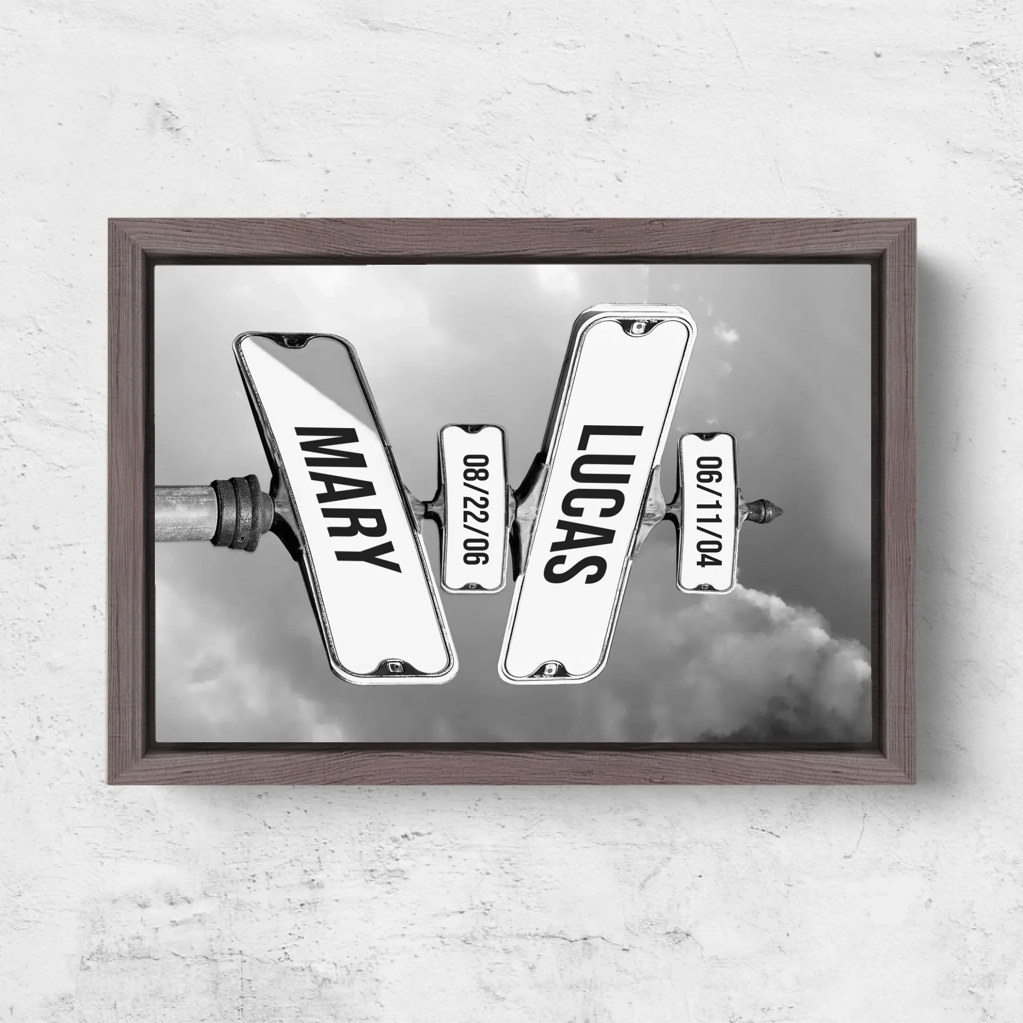 Personalized Canvas "Date of birth of children" - Image 6