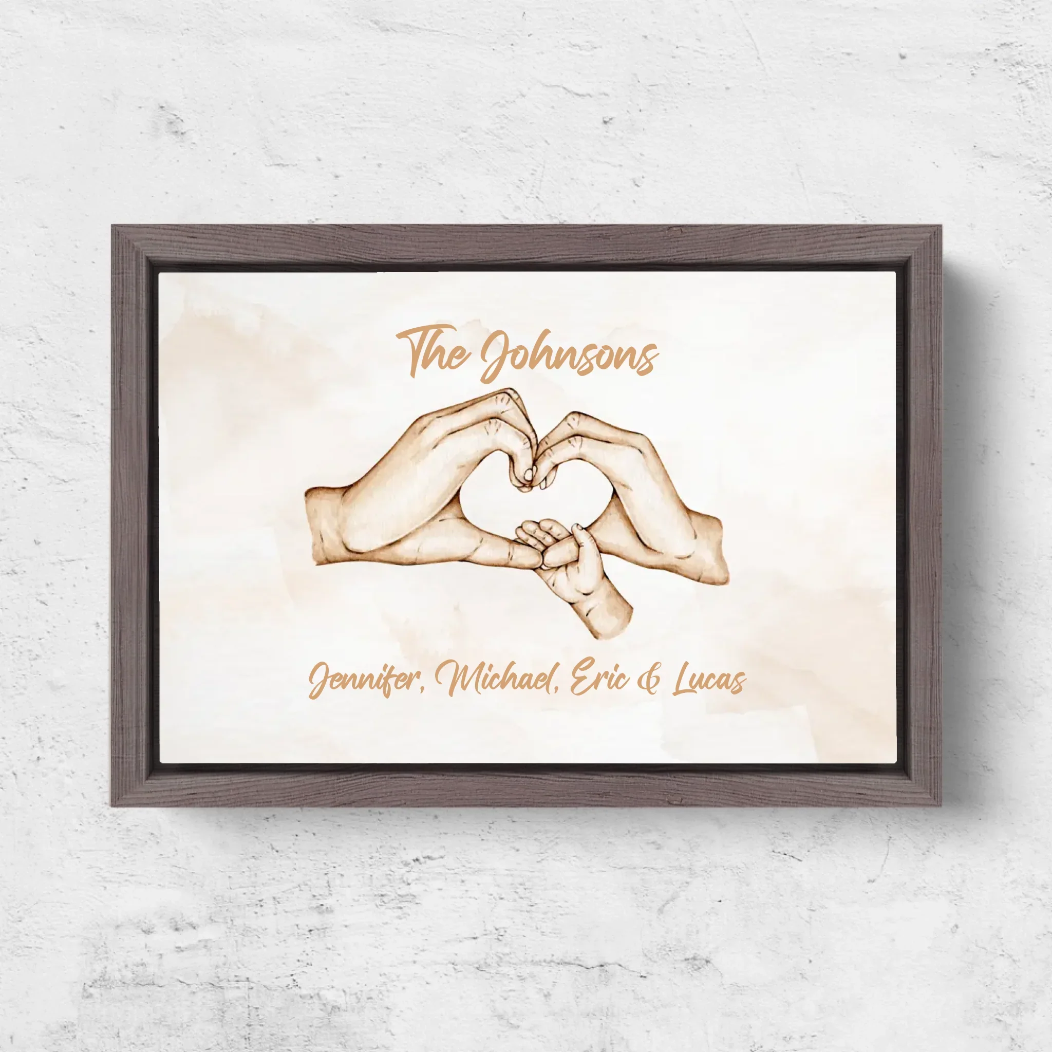 Personalized Canvas "Family Happiness" - Image 6