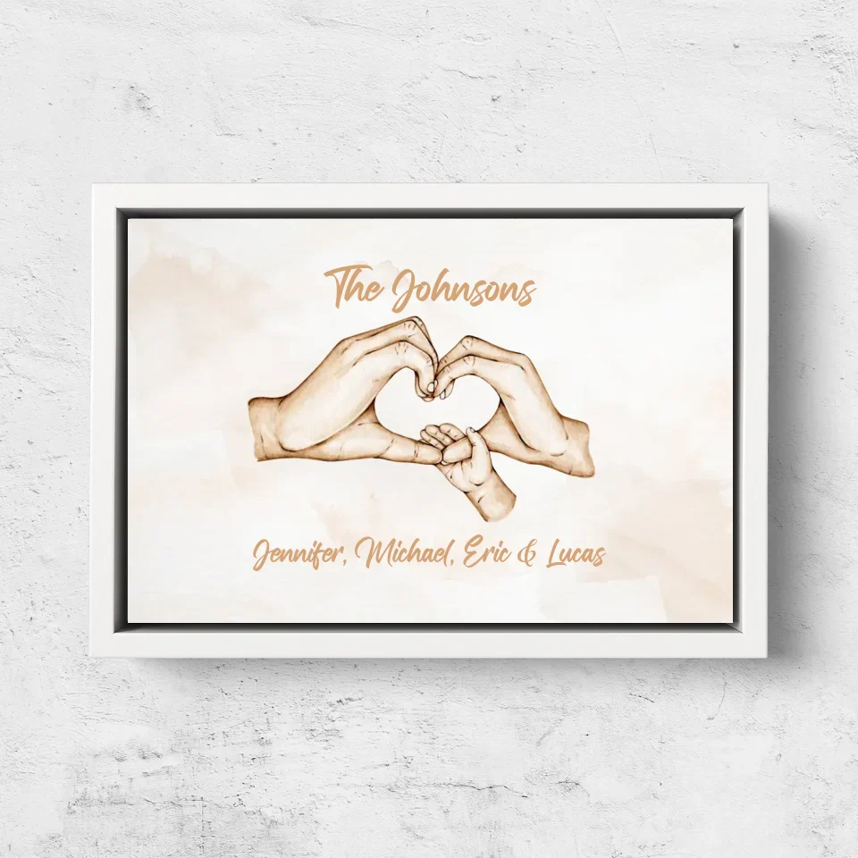 Personalized Canvas "Family Happiness" - Image 7