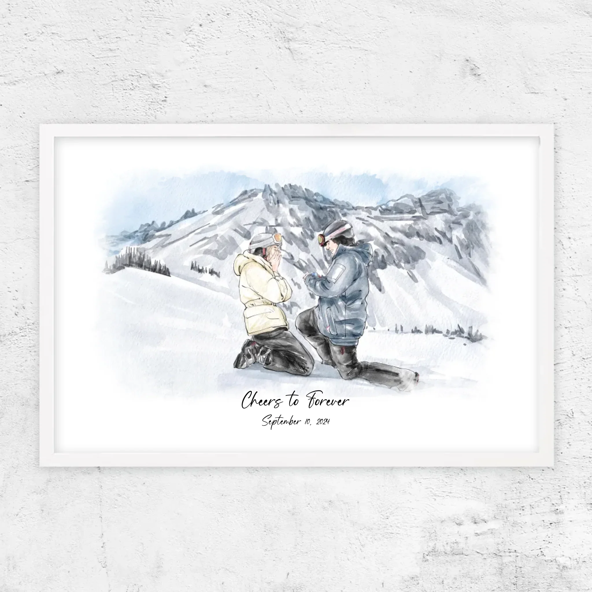 Personalized Poster – Watercolor Portrait From Photo - Image 10