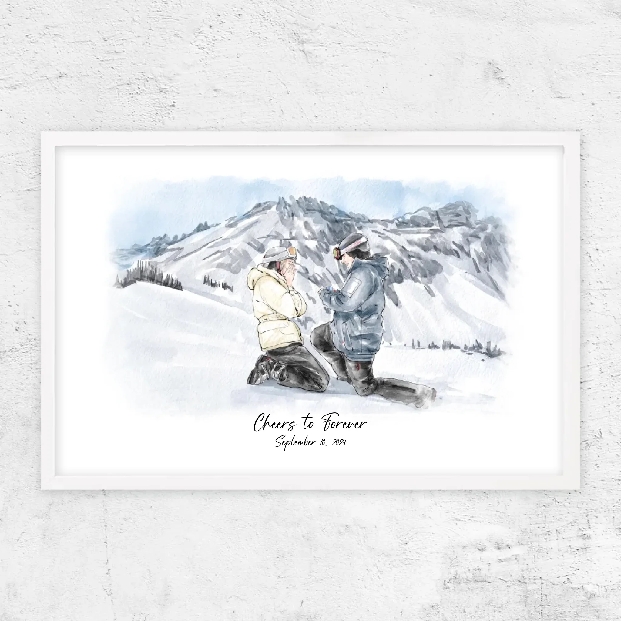 Personalized Poster – Watercolor Portrait From Photo - Image 11