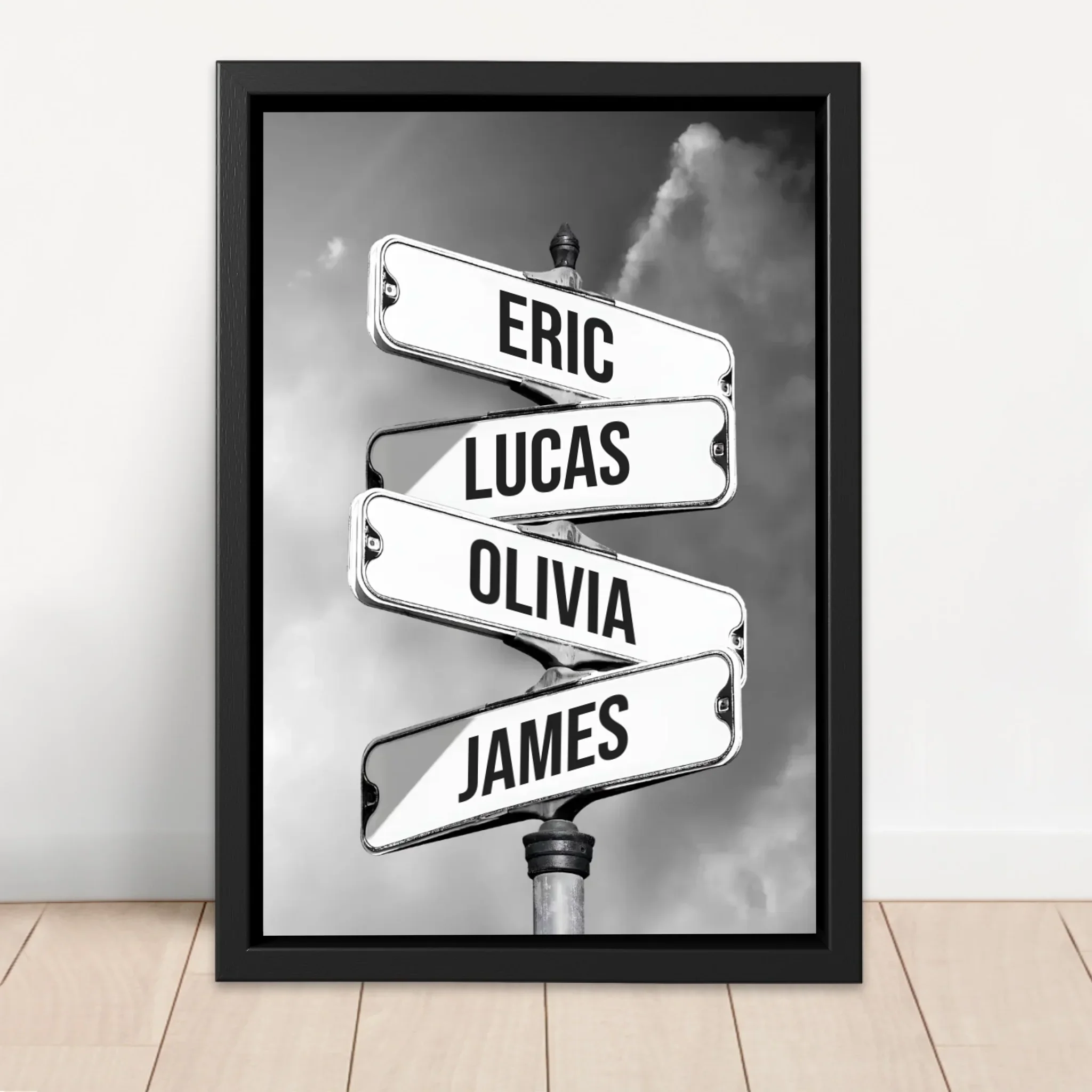 Personalized Canvas "Vintage street sign for families" - Image 5