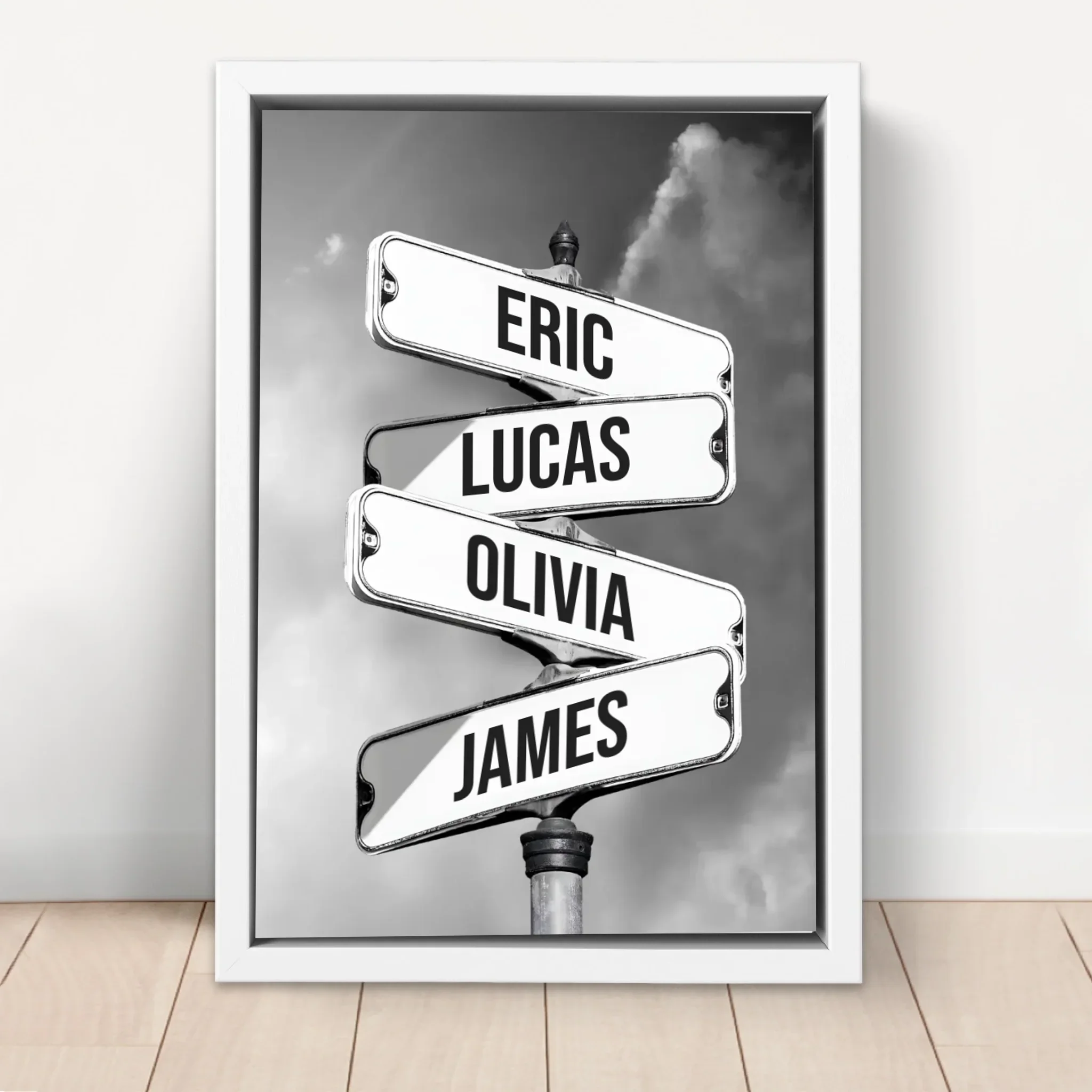 Personalized Canvas "Vintage street sign for families" - Image 7